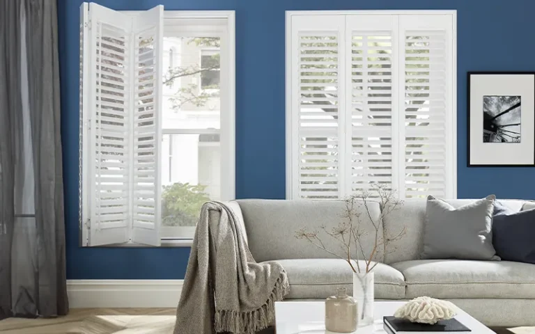 Window Shutters - Pendle Village - 2026 Create a sleek and contemporary look with full-height window shutters at Pendle Village, near Burnley Lancashire