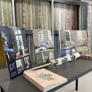 Made To Measure Curtains Shop, near Burnley, Lancashire. Located in Pendle Village.