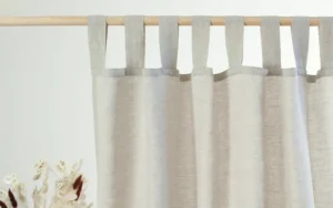 Tab Top Curtains - Create a relaxed and informal look perfect for contemporary living spaces. Made To Measure Curtains Shop, near Burnley, Lancashire.
