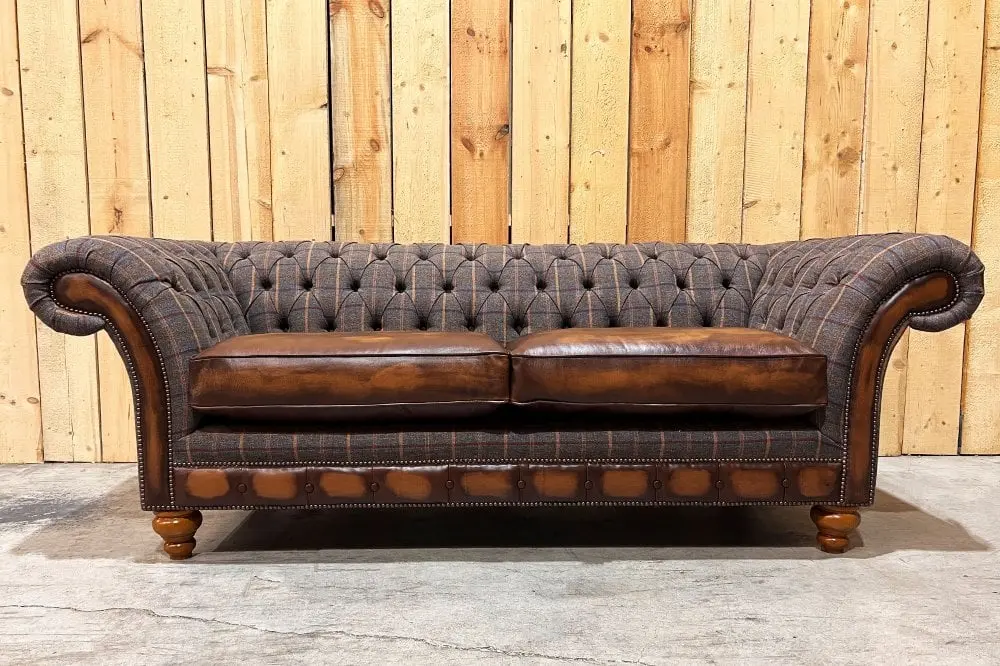 Burford Chesterfield Sofa - Styled in a Room