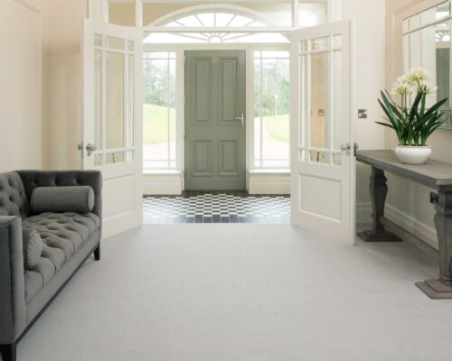 Ulster Carpet - Styled in a Entrance of the House